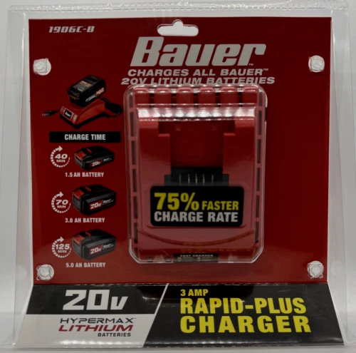 20V Lithium-Ion 3 Amp Rapid-Plus Battery Charger