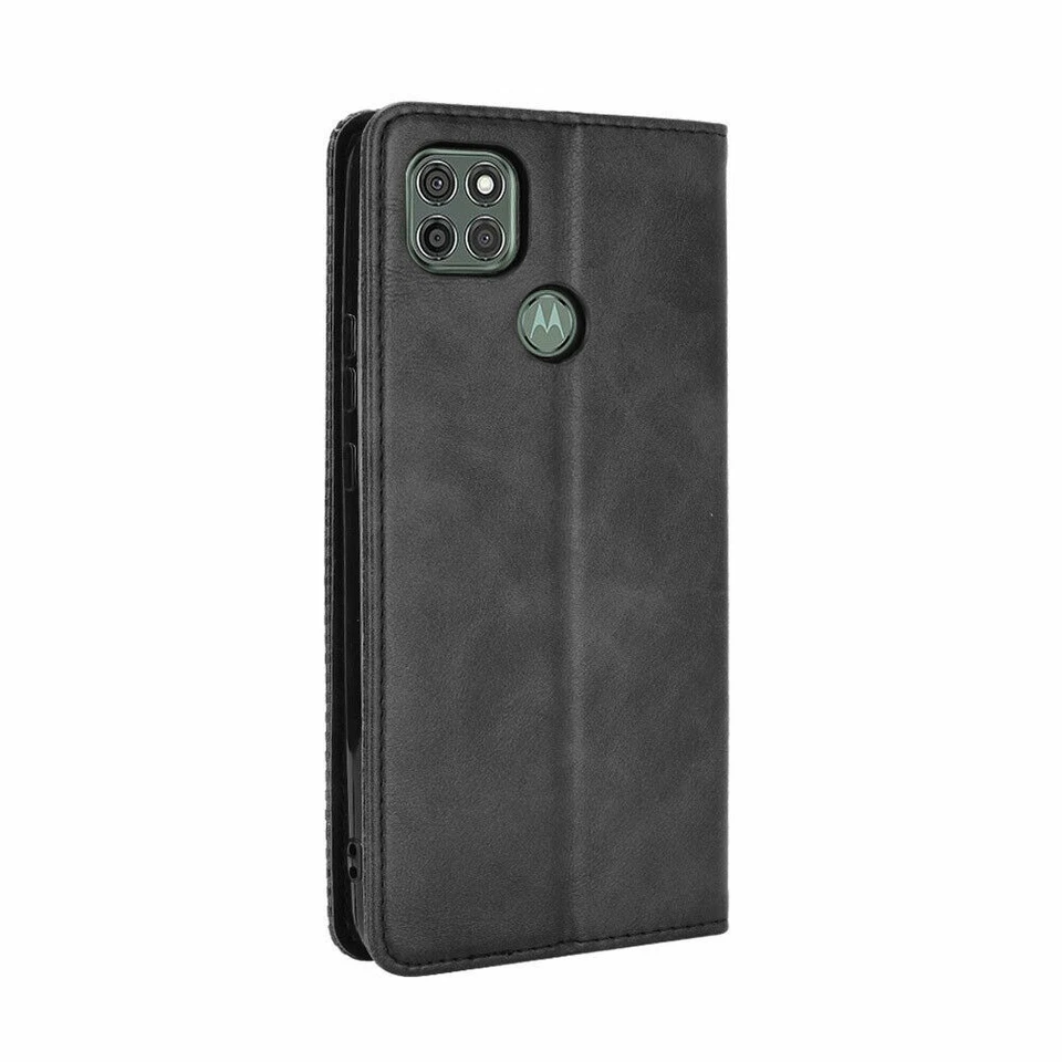 For Motorola MOTO One 5g ACE Phone Case Flip Leather Wallet Card Stand Cover - Image 4 of 4