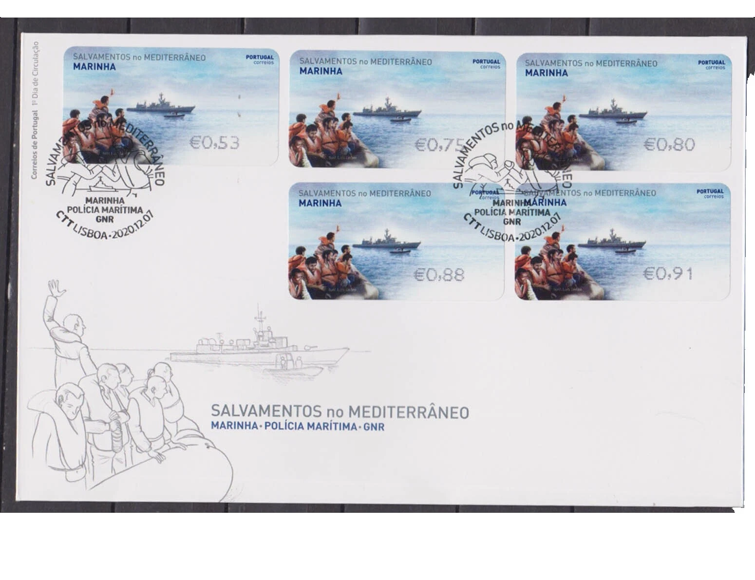 Military, War First Day Cover Portuguese & Colonies Stamps