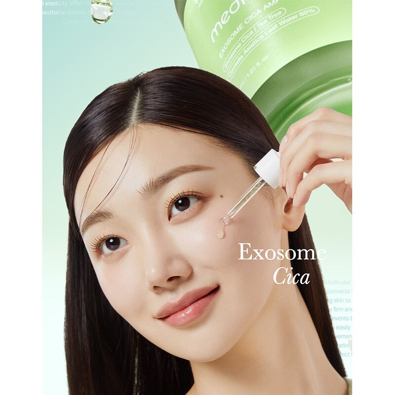 MEDICUBE Exosome Cica Ampoule Sensitive Skin Soothing Hyaluronic Acid  Cooling | eBay