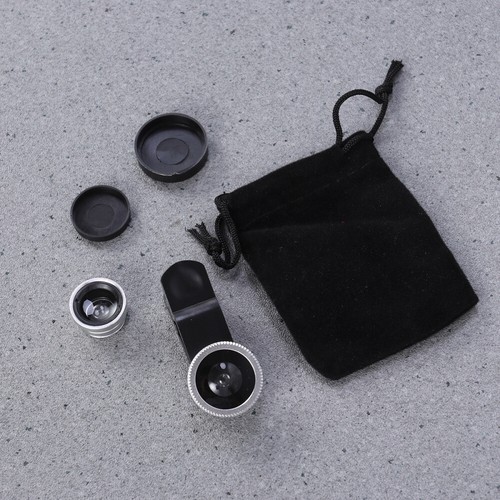 3 in Fisheye Wide Angle Macro Lens Set Phone Camera Lenses Clip Cell - 第 2/12 張圖片