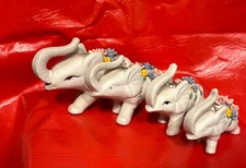 Vintage Artmark Ceramic Elephant Family
