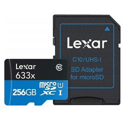 Lexar 633x 32GB 64GB 128GB 256GB 512GB Karta microSD Karty pamięci C10 U3 A2 Nowa - Zdjęcie 13 z 17