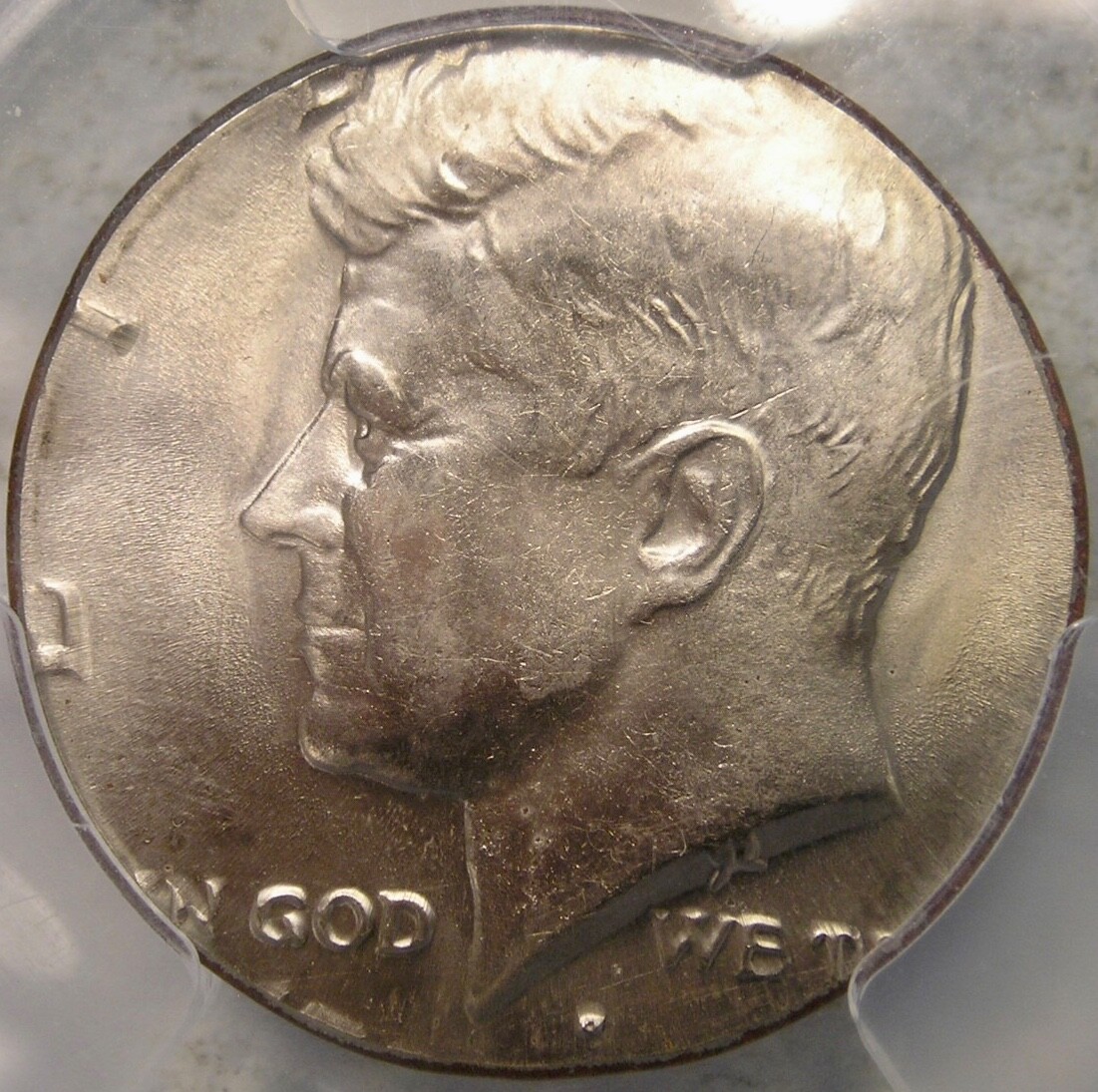 1976 D KENNEDY HALF DOLLAR STRUCK ON QUARTER PLANCHET