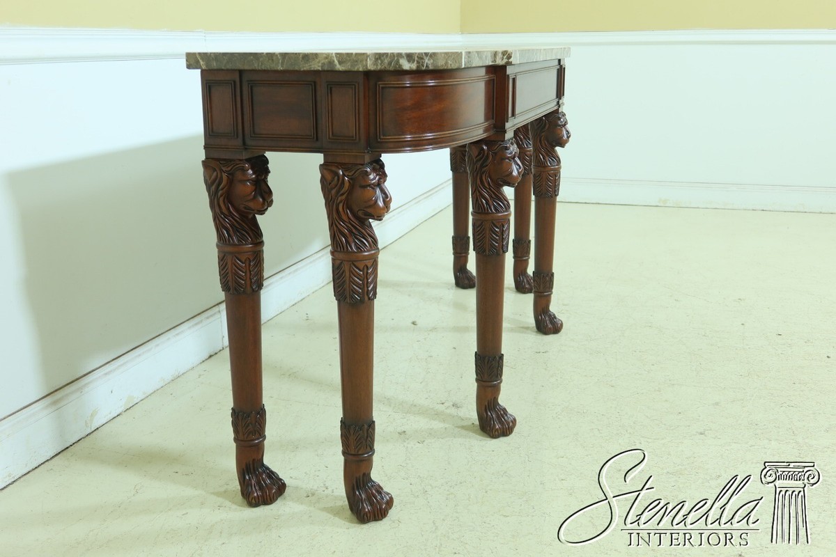 HR709 東海家具 New Mahogany Console Table SOLD - HENKEL HARRIS 2604 29 Historic Salem Inlaid Mahogany