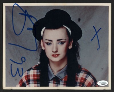 BOY GEORGE Culture Club Singer - Signed Autographed 8 x 10 Photo - JSA ...