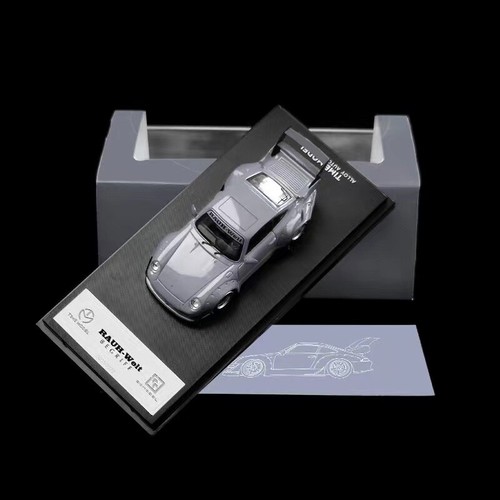 Time Model 1:64 Porsche RWB993 gris cemento simulación aleación modelo de coche (en stock) - Imagen 1 de 5
