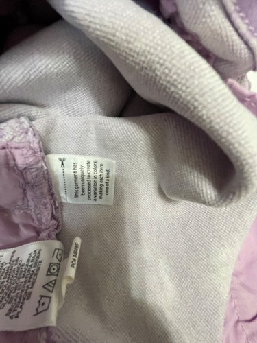jordache girls paper bag waist shorts 12 lavender acid wash snap zip - Picture 8 of 8