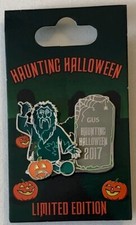 Disney 2017 Haunting Halloween Gus Hitchhiking Ghost Pin LE 3000 Tombstone