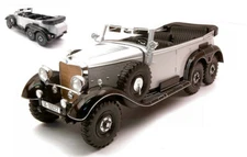 Mercedes G4 (W31) Light Grey / Black 1:18 Model MODELCARGROUP