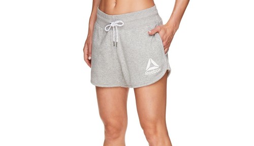 Women's Reebok Equity Graphic Athletic Shorts, 3.5" Inseam: XL-XXL-XXXL - Picture 13 of 15