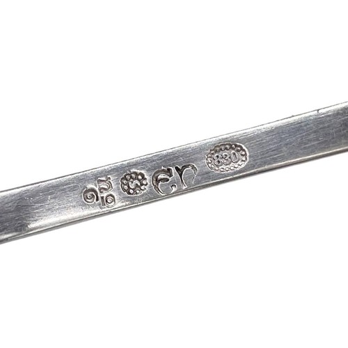 π©π° RARE Evald Nielsen Danish 830 Silver Spoon Set No. 6 - Picture 8 of 8