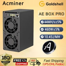 GoldShell Miner AE BOX PRO 44Mh/s 460W ALEO Miner Asic miner with psu IN stock