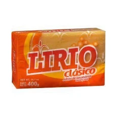 Lirio Laundry Soap Jabon Amarillo 400g Bar Made in Mexico (Pack of 4)