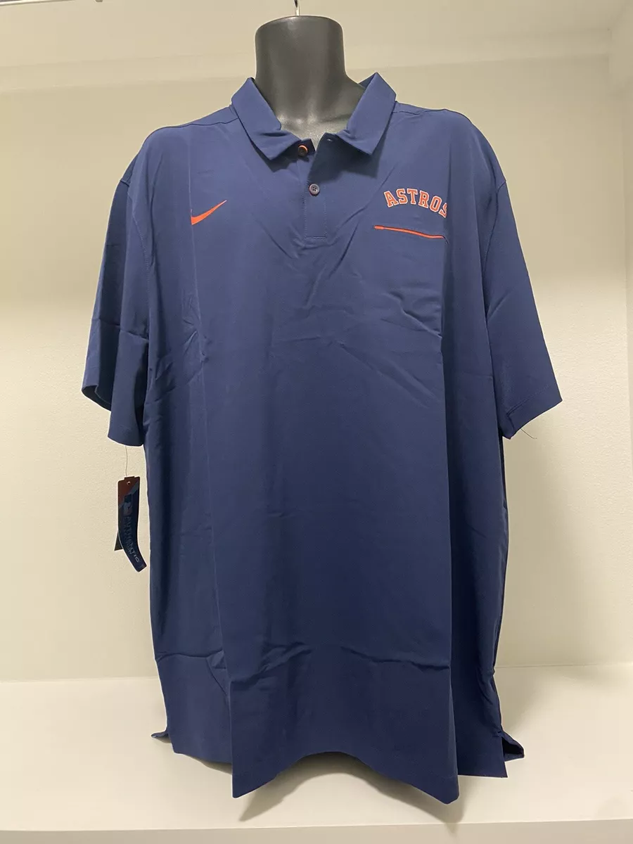 $85 Nike Houston Astros Authentic Collections Mens Dri-Fit Blue