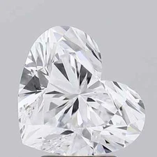Lab-Grown Loose CVD Diamond 3 to 12 mm, D Color, IF Clarity, Heart Certified