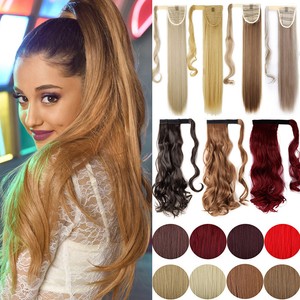 Real Thick Clip In Ponytail Clip On Hair Extensions Woman Long