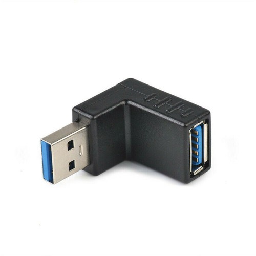 USB 2.0 A Male to Female 90Degree Left,Right,Up,Down Angle Extension Adapter UK - 第 7/14 張圖片