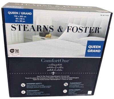Stearns & Foster ComfortOne Mattress Protector Queen/Grand 60'' X 80''