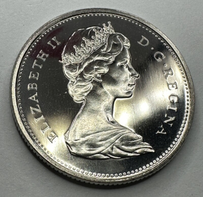 1970 Canadian 25Cent Quarter Proof-Like Coin Uncirculated