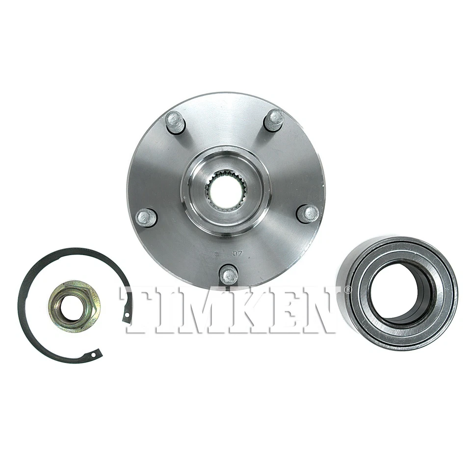 Rolamento de roda e conjunto de cubo dianteiro Timken para 1992-2003 Toyota Camry FWD - Imagem 2 de 4
