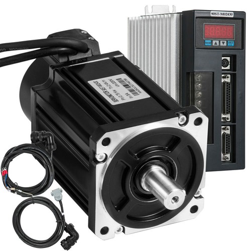 750W 2.49NM AC Servo Motor Servo Servomotoren Nema34 Driver Kit Cable CNC Mill - Bild 1 von 12