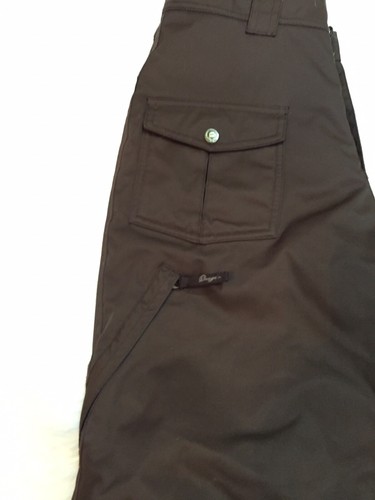 Orage Brown Youth Size 14 Nylon Snow/Ski Pants - Picture 6 of 12