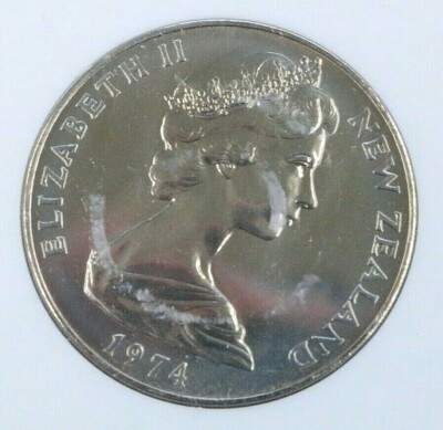 1974 ニュージーランド 1ドルcommon wealth games記念銀貨 1 Dollar - Elizabeth II (2nd Portrait; X Commonwealth Games