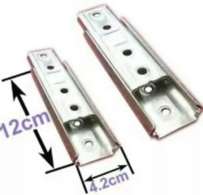 Headboard Wall mount fixing Bolt KD Sliding Bracket Set of 2 (same as in Photo)