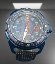 LUMINOX Men's Wristwatch ICE-SAR REF.1203 Stainless steel Leather Cloth Belt