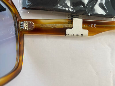 NWT $460 CELINE Square Photochromic Sunglasses in Honey