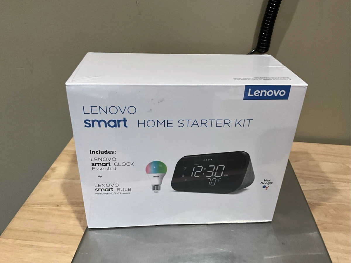 Lenovo (レノボ) スマートクロック エッセンシャル 並行輸入 Original Lenovo Smart Clock Essential With Alexa Assistant Wifi