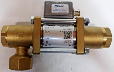 Co-Ax 507471 MK 20 DR NC Solenoid Control Valve 12V DC 0-16 Bar DN 20 1'' G