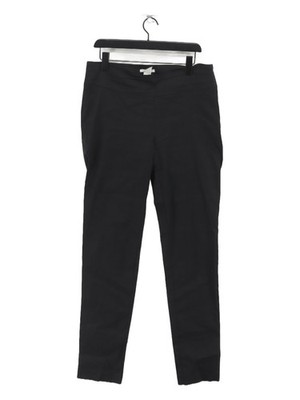 Sarah Pacini Damen Hose W 34 in schwarz Leinen mit anderen geraden Chino
