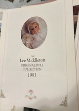 Lee Middleton 1993 Artist Collection Color DOLL CATALOG Book