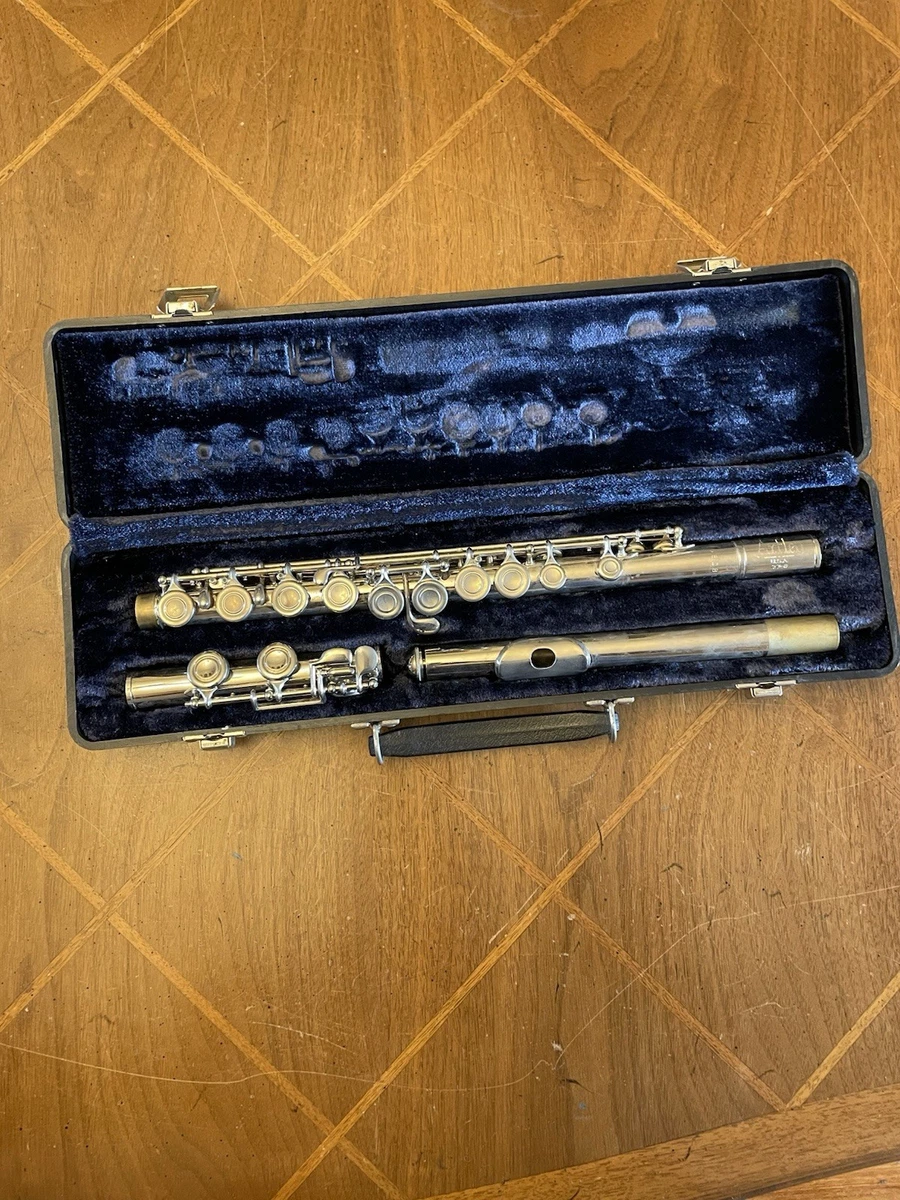 Artley USA50 フルート 頭部管銀製 インラインG リングキー 要調整 Artley Open Hole Silver Machine Head Flutes for sale | eBay