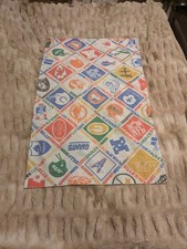 Vintage Sears Roebuck Perma Prest NFL Football Teams Sheet set of 3 USA Made