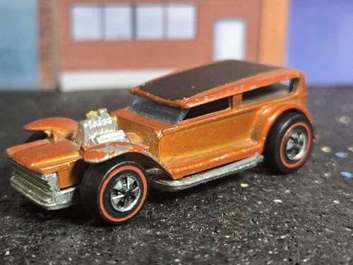 hot wheels redline the demon orange/copper, excellent roller