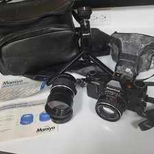 Mamiya NC1000s 35mm Film Camera, Sekor CS 50mm F1.7, Sekor CS 135mm f2.8 Tripod