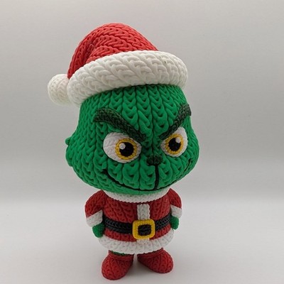 3D Printed Grinch-Inspired Figurine 17CM