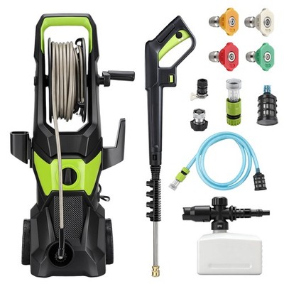 Electric Power Washer 5000 PSI 3.2 GPM Pressure Washer with 52FT Hose,nozzle