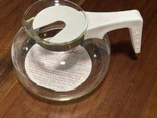 Vintage Pyrex Glass Brewmatic 10-Cup Replacement Coffee Decanter Carafe Pot NOS