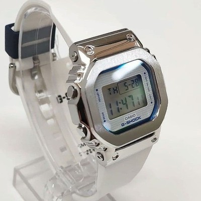 New CASIO G SHOCK GM S5600LC 7JF with manufacturer Casio G SHOCK silver watch