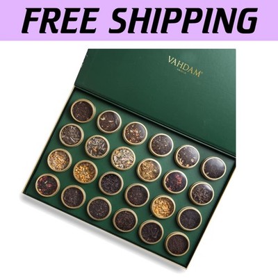 Sustainably Sourced Luxury Tea Gift Set - 24 Unique Teas in Elegant Packaging