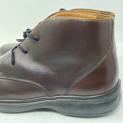 Dr. Comfort Ruk 7920 Leather Chukka Ankle Boots Lace Up Brown Mens Size 11 XW - Picture 7 of 22