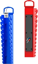 Durable SWANLAKE Magnetic Wrench Holder, 24 Slot SAE & Metric Tool Organizer