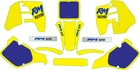 285 BLUE GRAPHICS KIT FOR SUZUKI RM 125 RM125 1989 1990 1991 1992