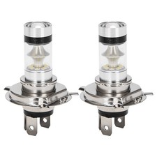 2X(2 Pcs H4 9003 HB2 LED Motorcycle Headlight Bulbs HID Hi&Low  6500K White4504