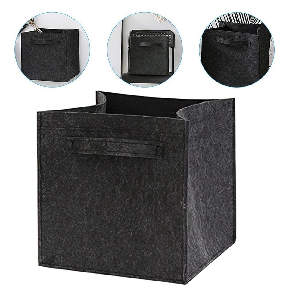 Wäschekorb Filz Wäaschekorb Wohnheimwäschereikorb Aufbewahrungskorb - Bild 4 von 4