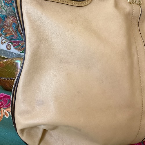 Coach Hobo Schultertasche Tasche weiches Colette Leder hellbraun camel - Bild 5 von 7